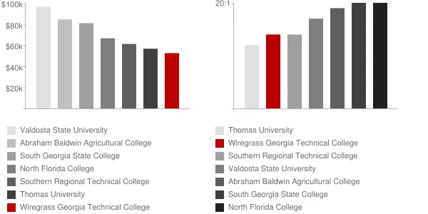 Wiregrass Georgia Technical College Faculty Compensation and Workload Chart
