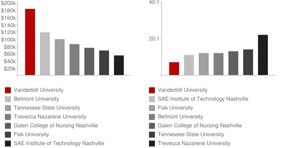 Vanderbilt University Faculty Compensation and Workload Chart