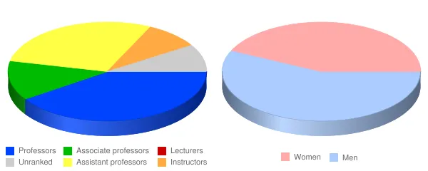 Virginia Union University Faculty Demographics Chart