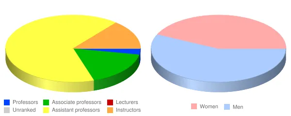 Voorhees University Faculty Demographics Chart