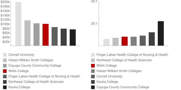 Wells College Faculty Compensation and Workload Chart