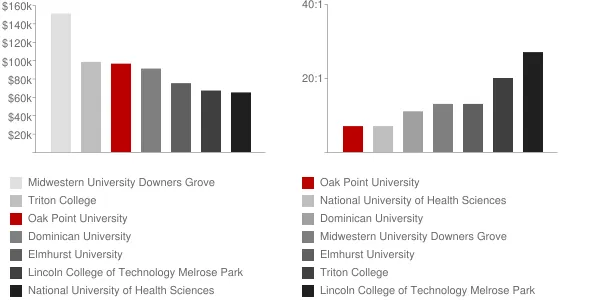 Oak Point University Faculty Compensation and Workload Chart