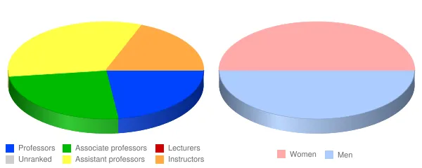 Western Carolina University Faculty Demographics Chart