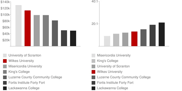 Wilkes University Faculty Compensation and Workload Chart