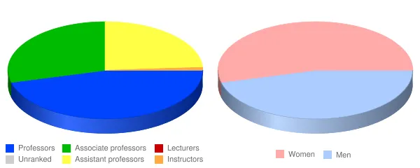 Wittenberg University Faculty Demographics Chart