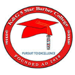 K & G 5 Star Barber College Logo K & G 5 Star Barber College Logo