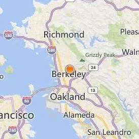 Acupuncture and Integrative Medicine College Berkeley Location Map - City View