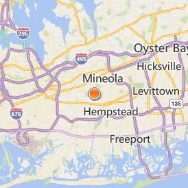 Adelphi University Location Map - City View