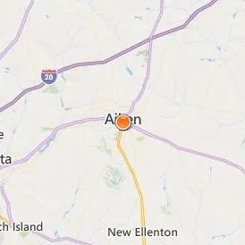 Aiken School of Cosmetology and Barbering Location Map - City View