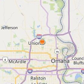 CHI Health School of Radiologic Technology Location Map - City View