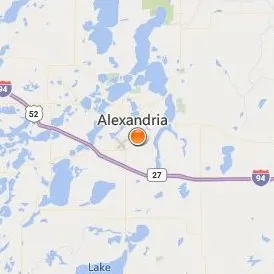 Alexandria Technical & Community College Location Map - City View