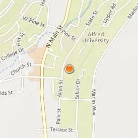 Alfred University Location Map - Street View