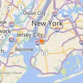 Allen School Brooklyn Location Map - City View