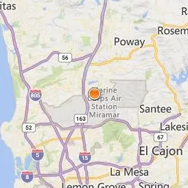 Alliant International University San Diego Location Map - City View