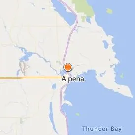 Alpena Community College Location Map - City View