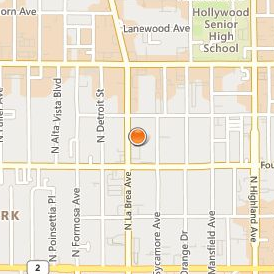American Academy of Dramatic Arts Los Angeles Location Map - Street View