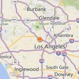 American Career College Los Angeles Location Map - City View
