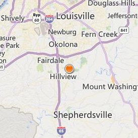 American College of Barbering Location Map - City View