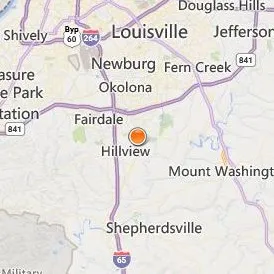 American College of Barbering Location Map - City View