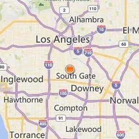 American College of Healthcare and Technology Huntington Park Location Map - City View