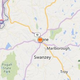 Antioch University New England Location Map - City View