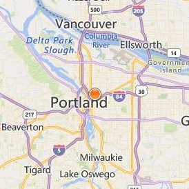 Carrington College Portland Location Map - City View