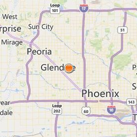 Arizona Automotive Institute Location Map - City View