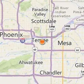 Arizona State University Immersion Location Map - City View
