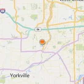 Aurora University Location Map - City View