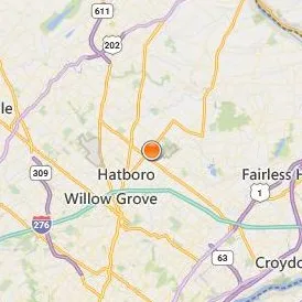 Automotive Training Center Warminster Location Map - City View