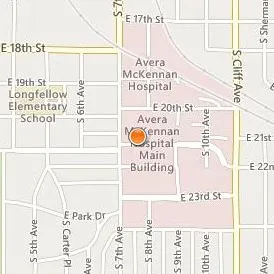 Avera McKennan Hospital School of Radiologic Technology Location Map - Street View