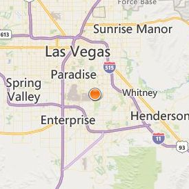 Aviation Institute of Maintenance Las Vegas Location Map - City View