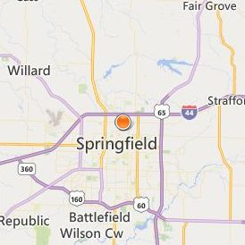 Baptist Bible College Location Map - City View