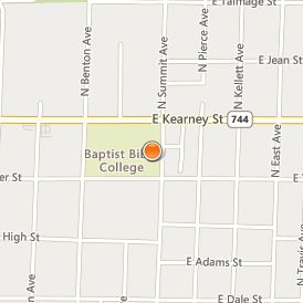 Baptist Bible College Location Map - Street View