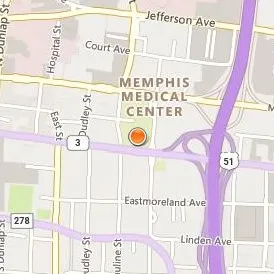 Baptist Health Sciences University Location Map - Street View
