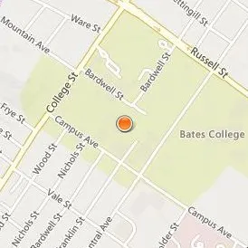 Bates College Location Map - Street View