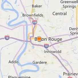Baton Rouge Community College Location Map - City View
