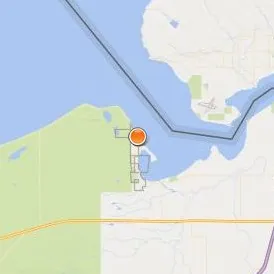 Bay Mills Community College Location Map - City View