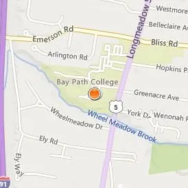 Bay Path University Location Map - Street View