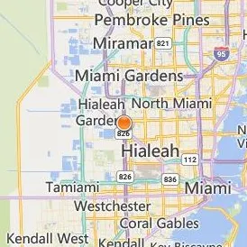 Beauty Academy of South Florida Location Map - City View