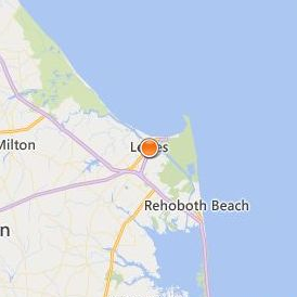 Margaret H Rollins School of Nursing at Beebe Medical Center Location Map - City View