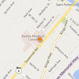 Margaret H Rollins School of Nursing at Beebe Medical Center Location Map - Street View