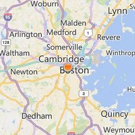 Berklee College of Music Location Map - City View