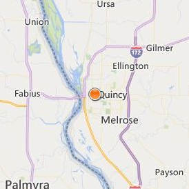 Blessing Hospital School of Radiologic Technology Location Map - City View