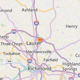 Bon Secours Memorial College of Nursing Location Map - City View
