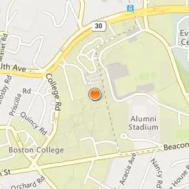 Boston College Location Map - Street View