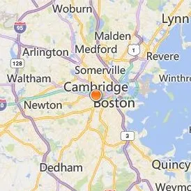 Boston University Location Map - City View