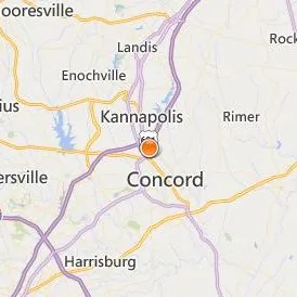 Cabarrus College of Health Sciences Location Map - City View