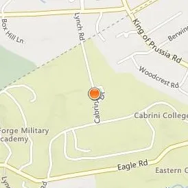 Cabrini University Location Map - Street View