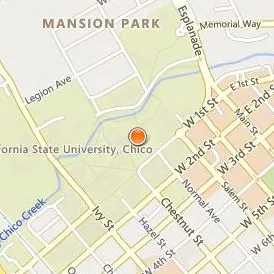 California State University Chico Location Map - Street View